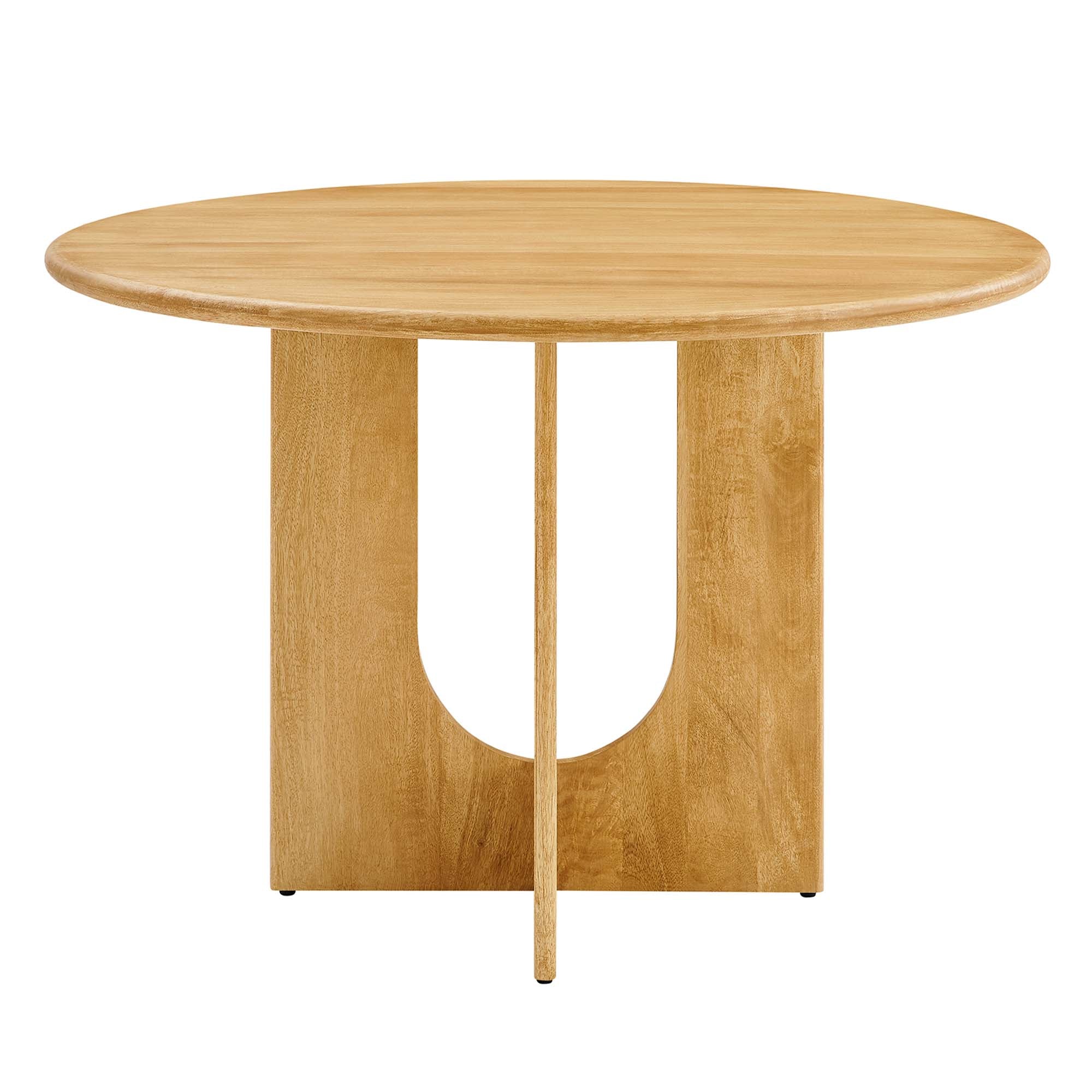 Rivian Round 48" Wood Dining Table - Oak