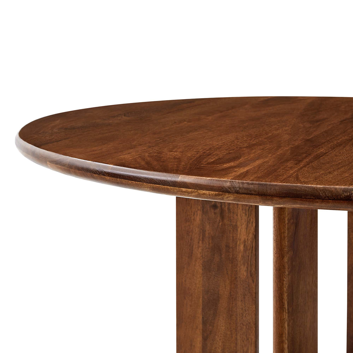 Rivian Round 48" Wood Dining Table - Walnut