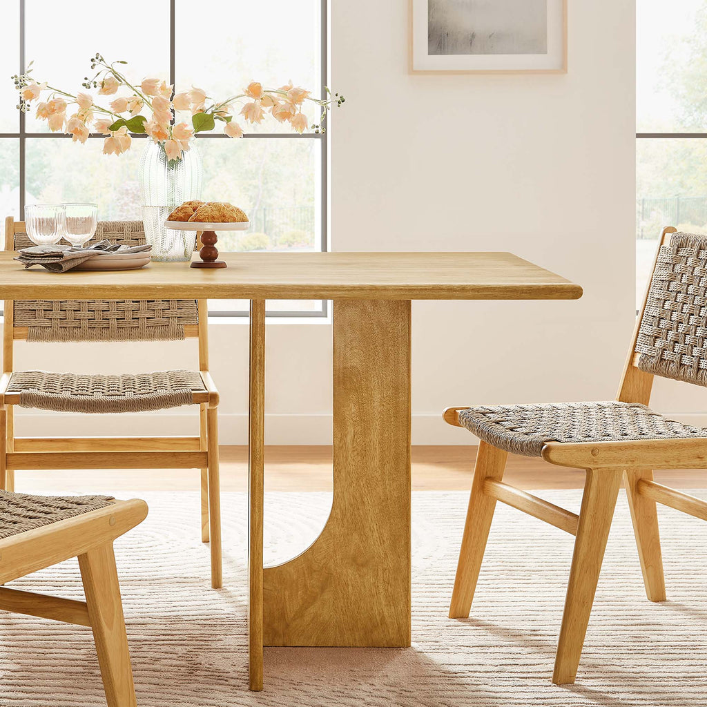 Rivian Rectangular 70" Wood Dining Table - Oak