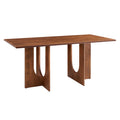 Rivian Rectangular 70" Wood Dining Table - Walnut