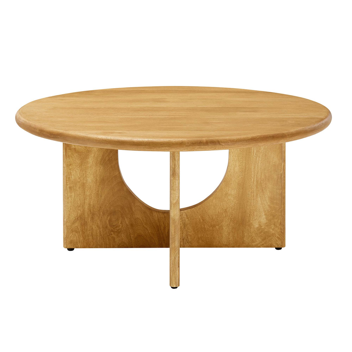 Rivian Round 34" Coffee Table - Oak