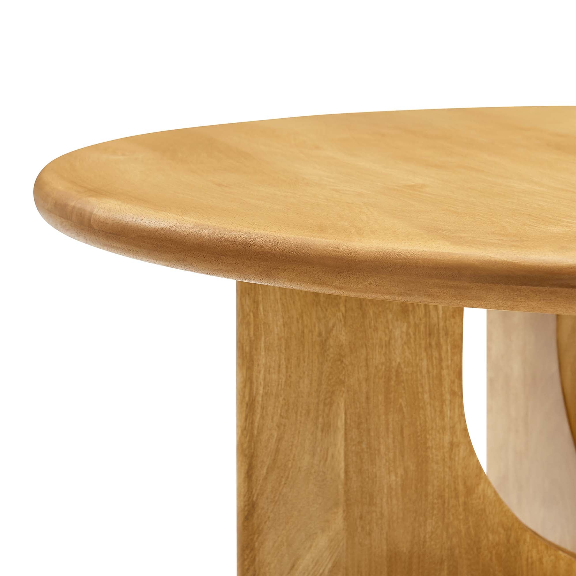 Rivian Round 34" Coffee Table - Oak