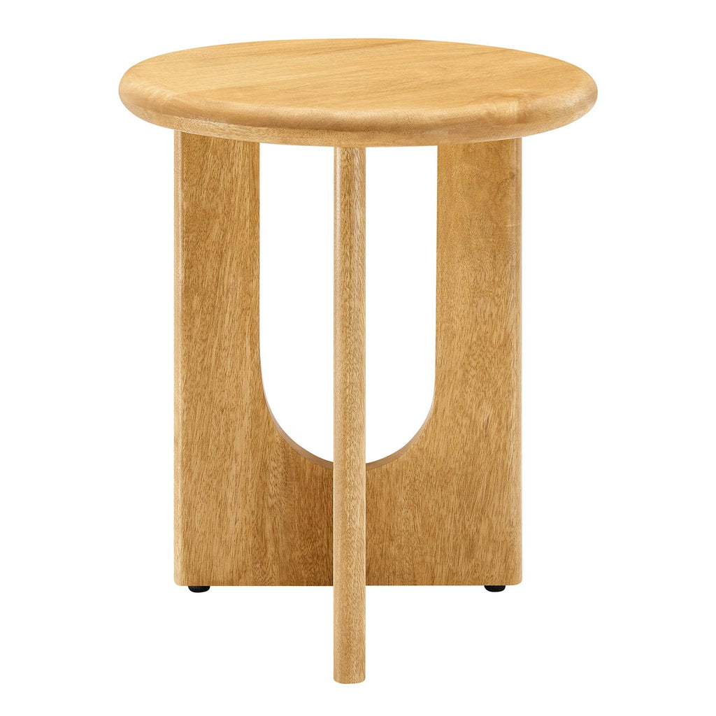 Rivian Round Side Table - Oak