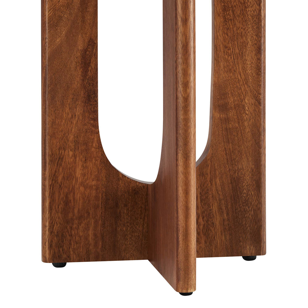 Rivian Round Side Table - Walnut