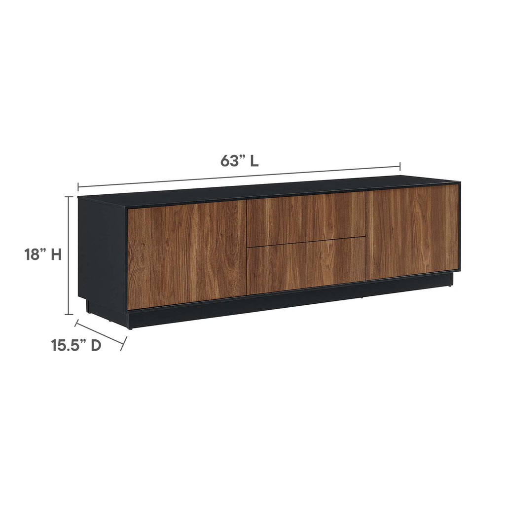 Holden 63" TV Stand - Black Walnut