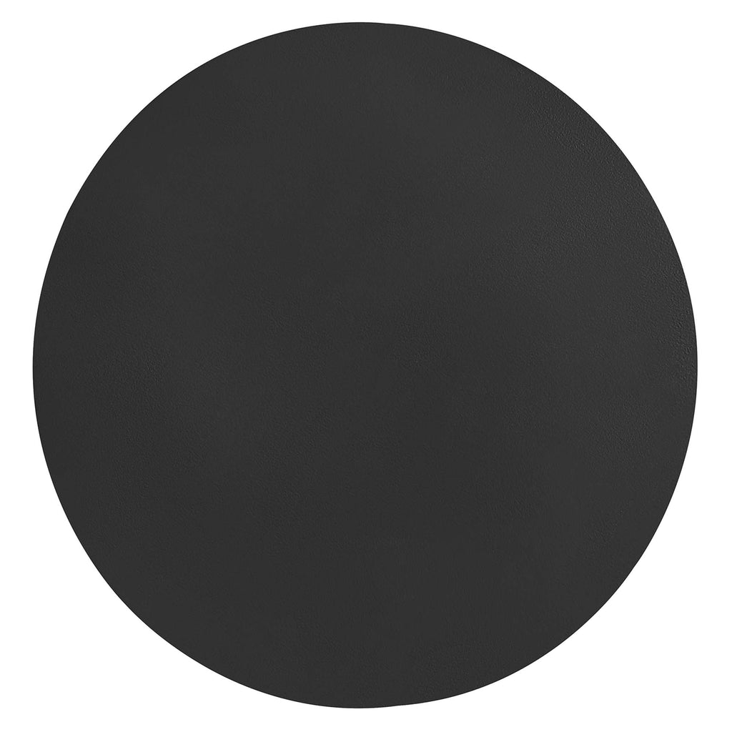 Lyric Round Side Table - White Black