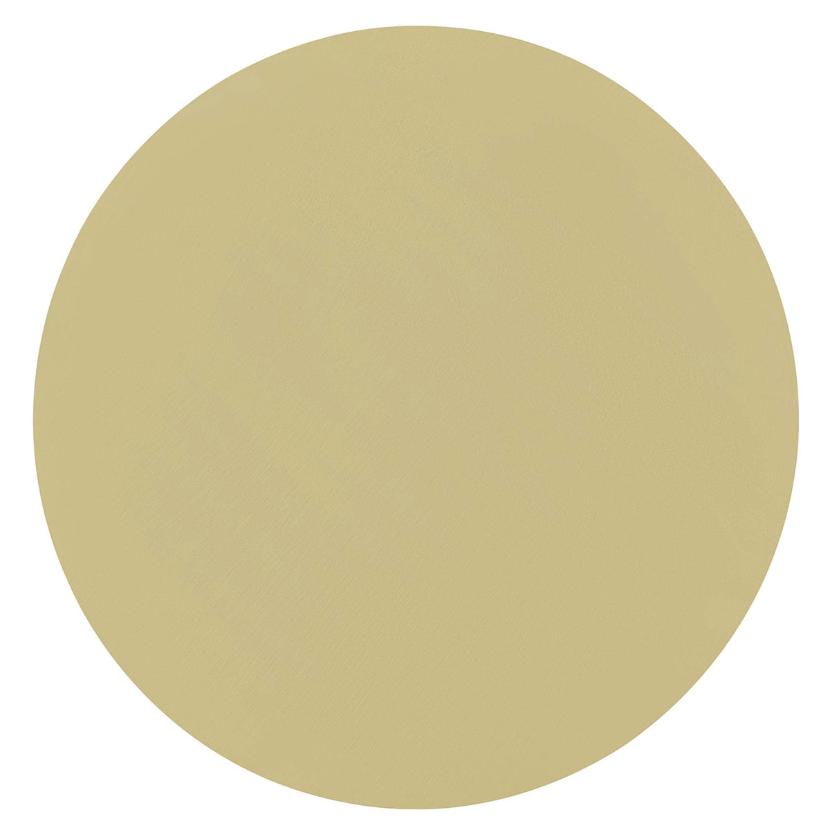 Lyric Round Side Table - White Brass
