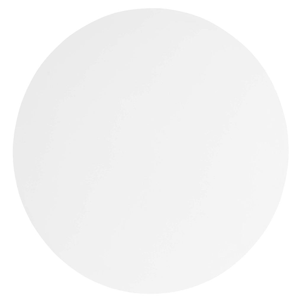 Lyric Round Side Table - White White