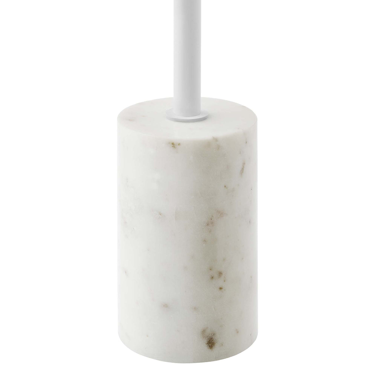 Lyric Round Side Table - White White