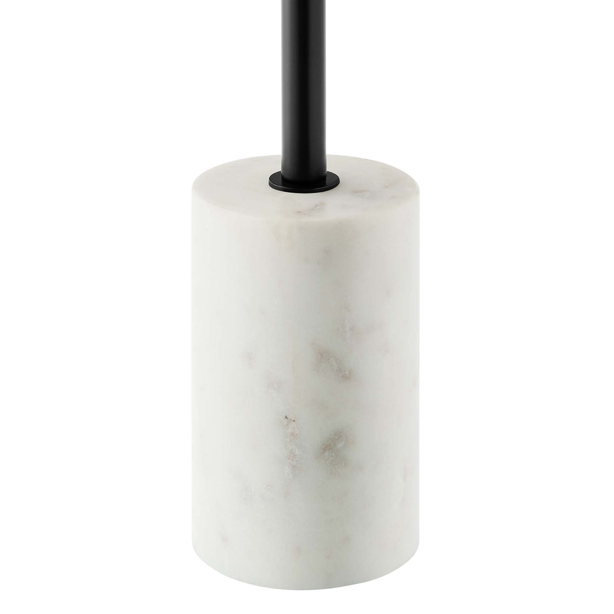 Amina Round Acacia Wood Side Table - White Light Oak
