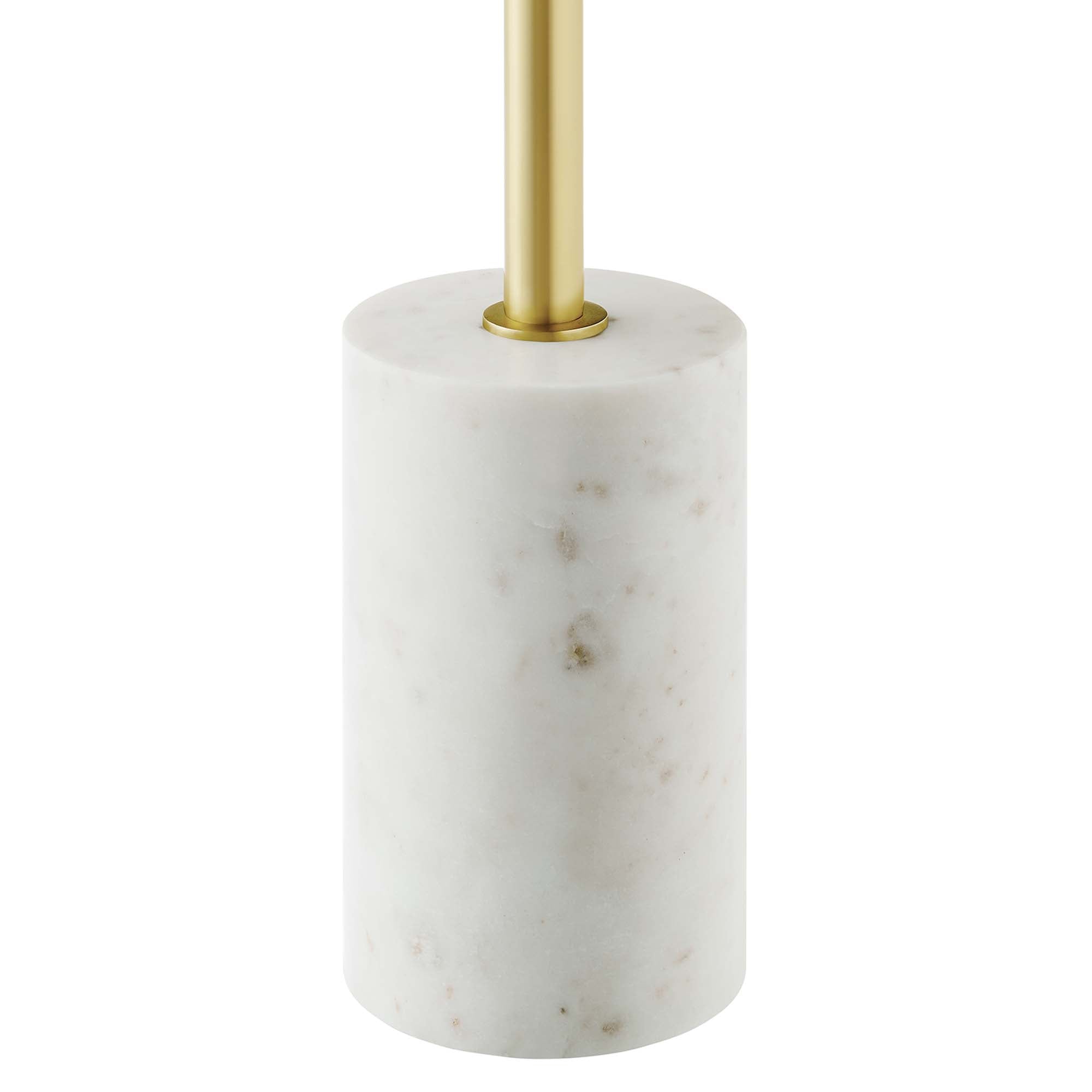 Amina Round Acacia Wood Side Table - White Walnut