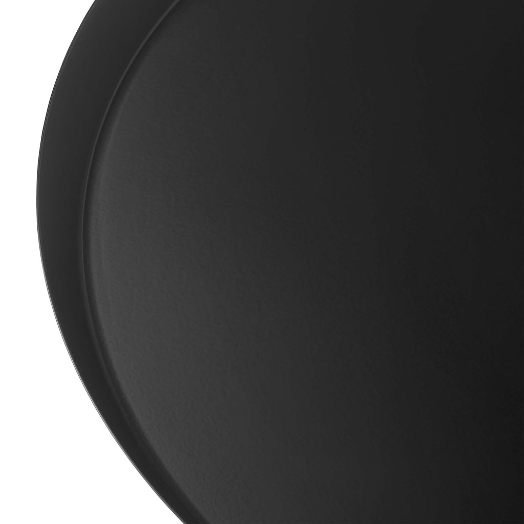 Maren Round Side Table - Black