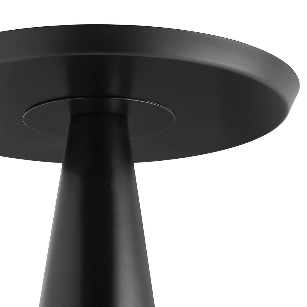 Maren Round Side Table - Black