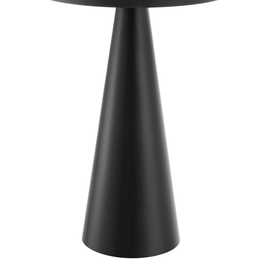 Maren Round Side Table - Black