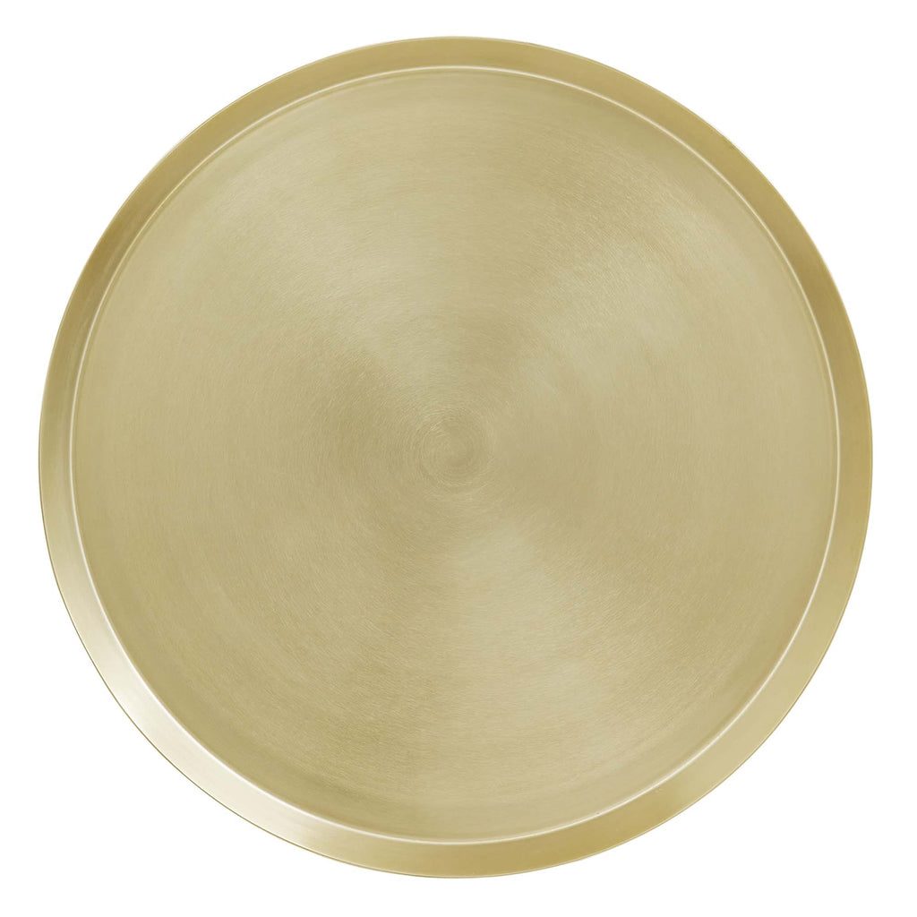 Maren Round Side Table - Brass