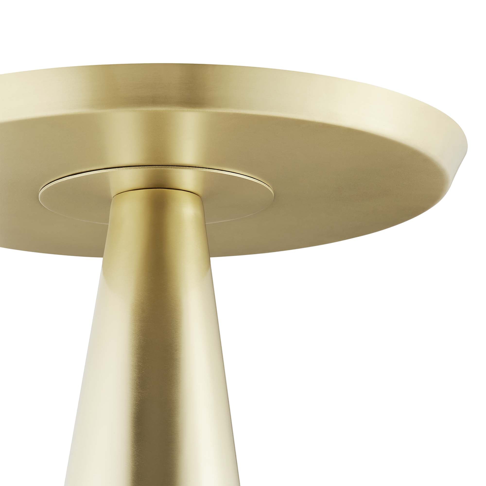 Maren Round Side Table - Brass
