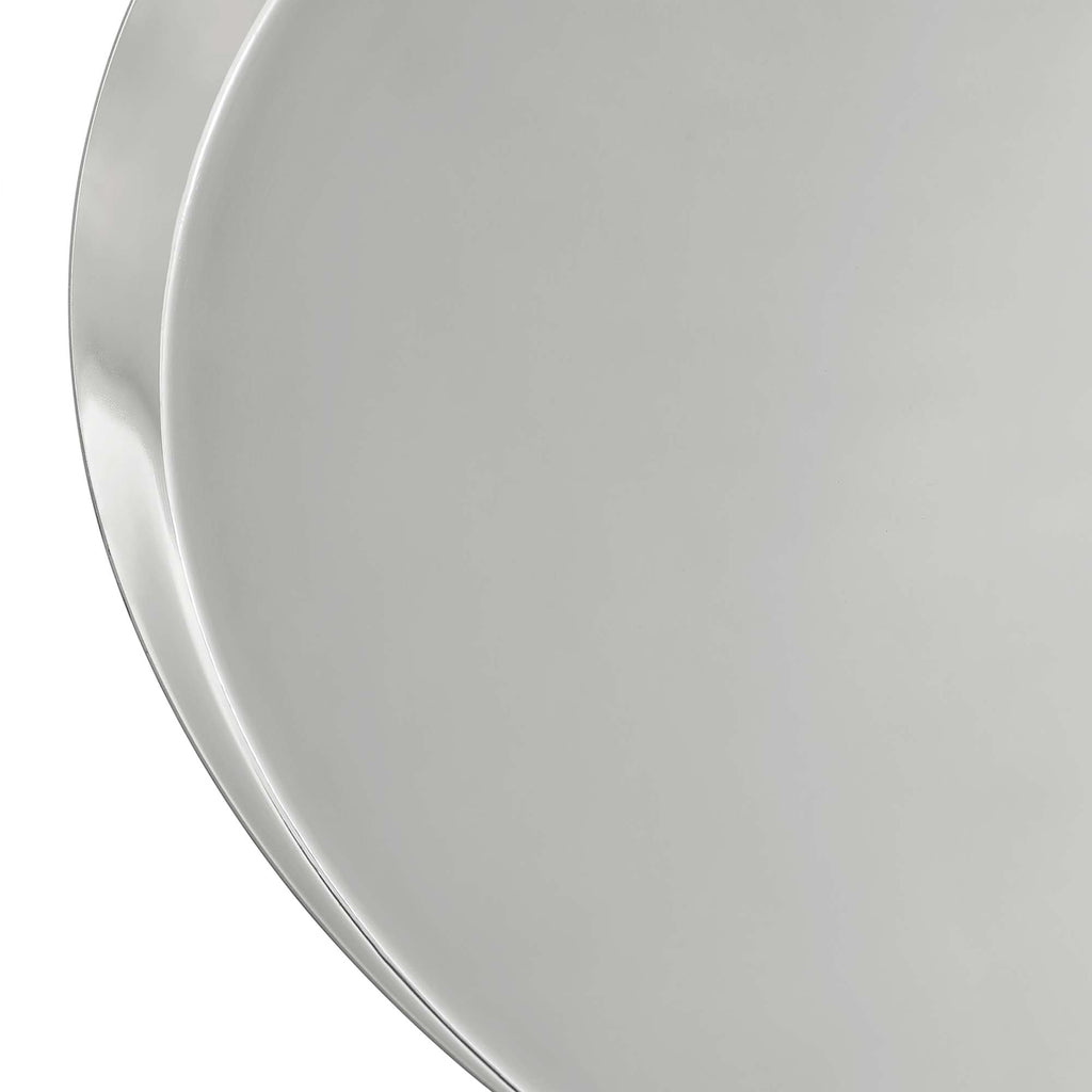 Maren Round Side Table - Nickel