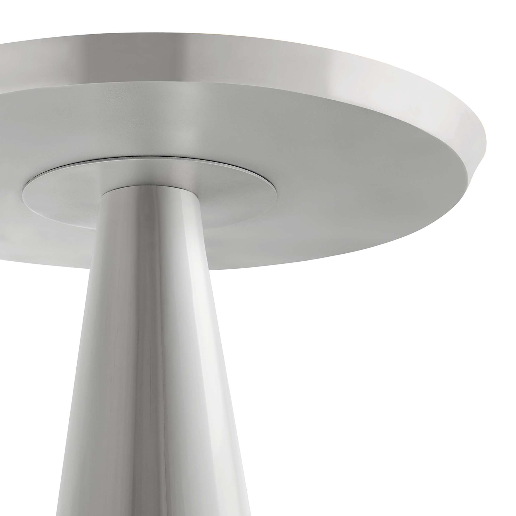 Maren Round Side Table - Nickel
