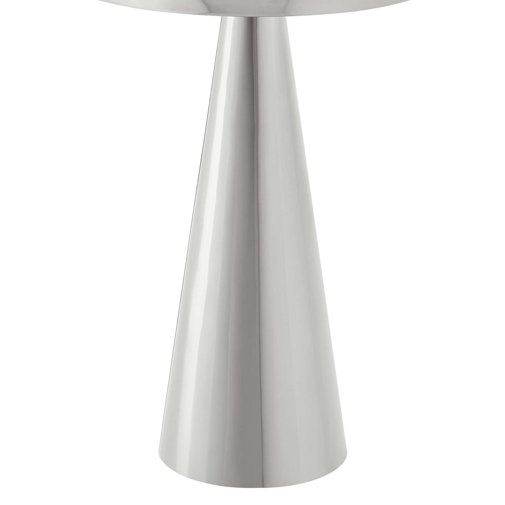 Maren Round Side Table - Nickel