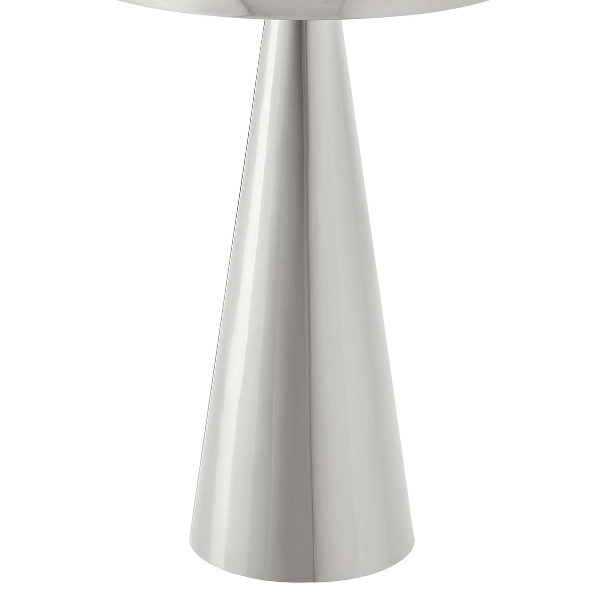 Maren Round Side Table - Nickel