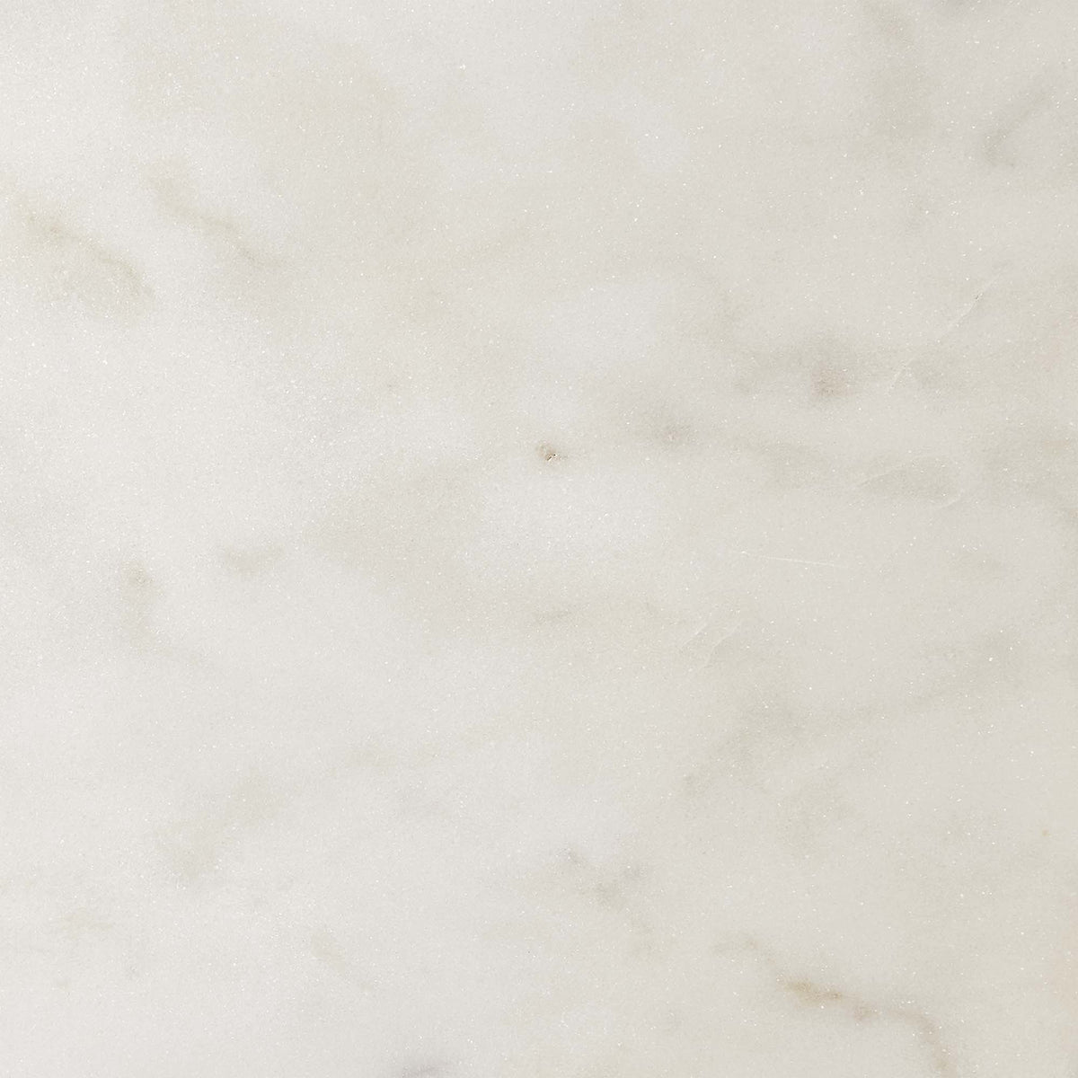 Viva Round White Marble Side Table - Brass White