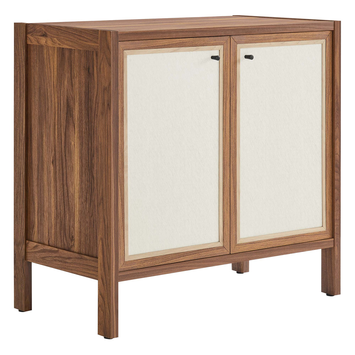 Capri 33" Wood Grain Storage Cabinet - Walnut