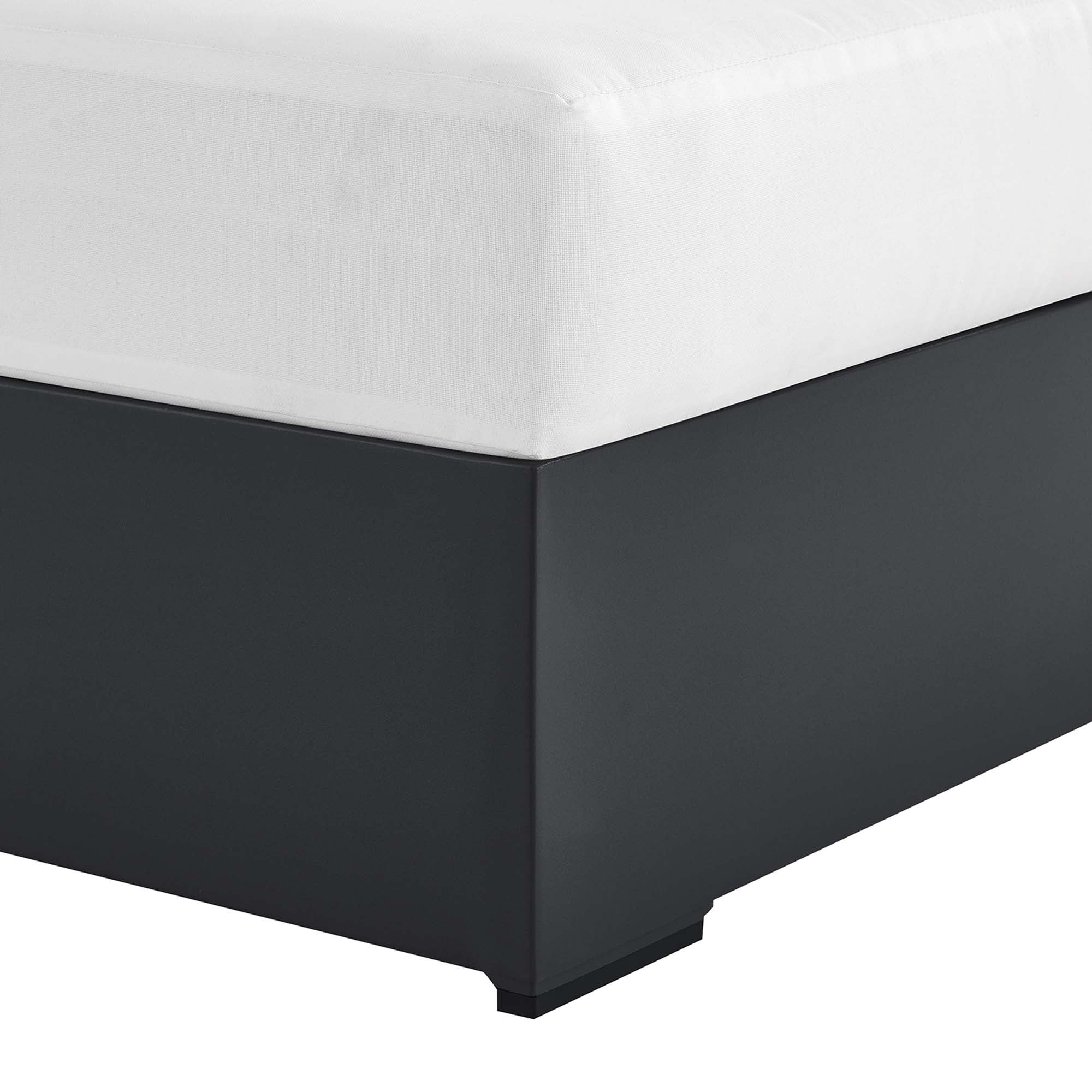 Tahoe Outdoor Patio Powder-Coated Aluminum Modular Right-Facing Chaise Lounge - Gray White