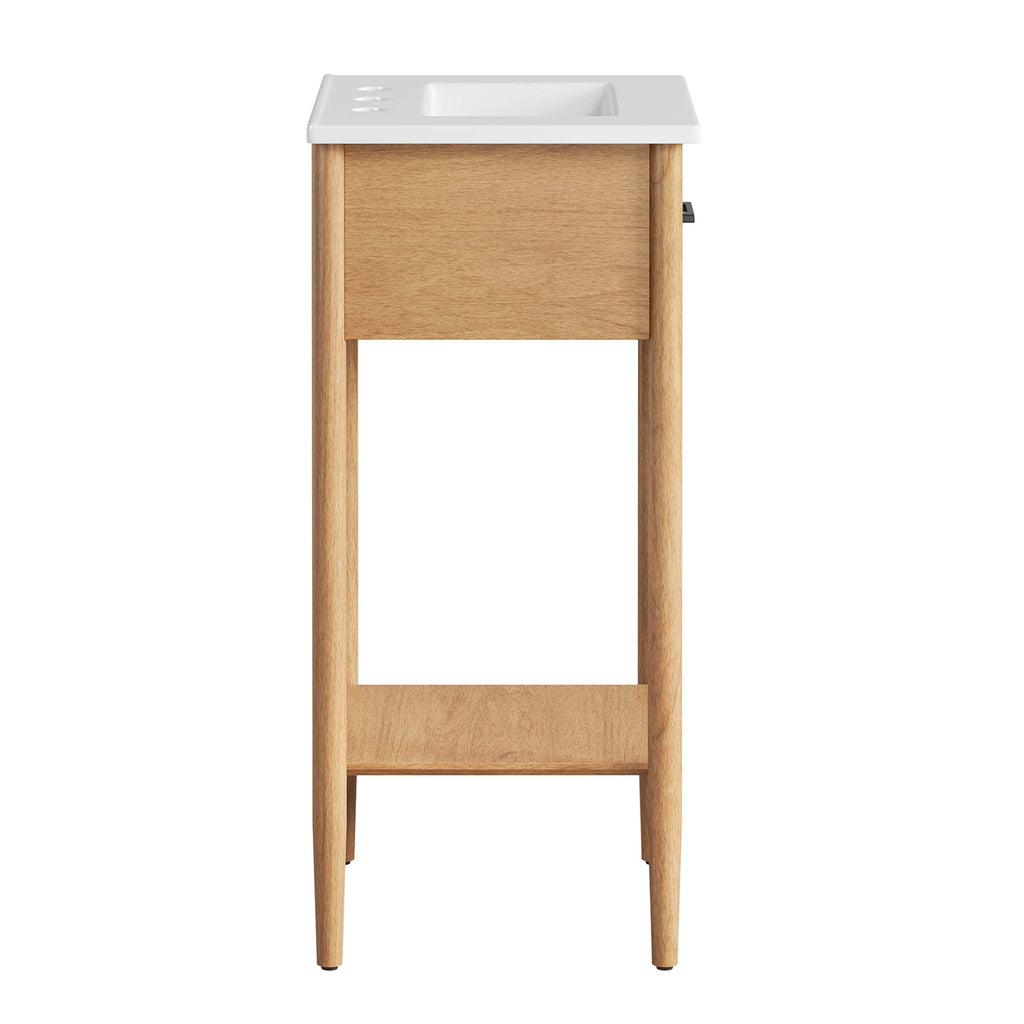 Zaire 18" Bathroom Vanity - Natural White