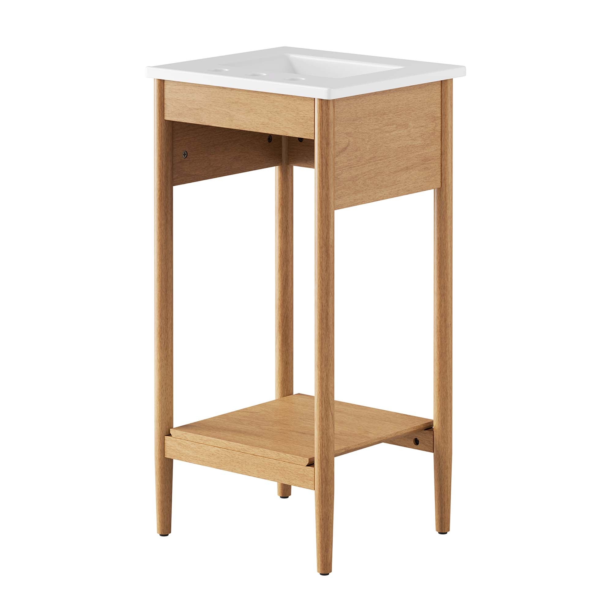 Zaire 18" Bathroom Vanity - Natural White