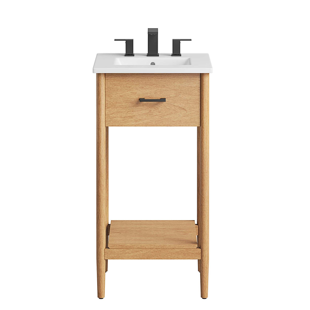 Zaire 18" Bathroom Vanity - Natural White
