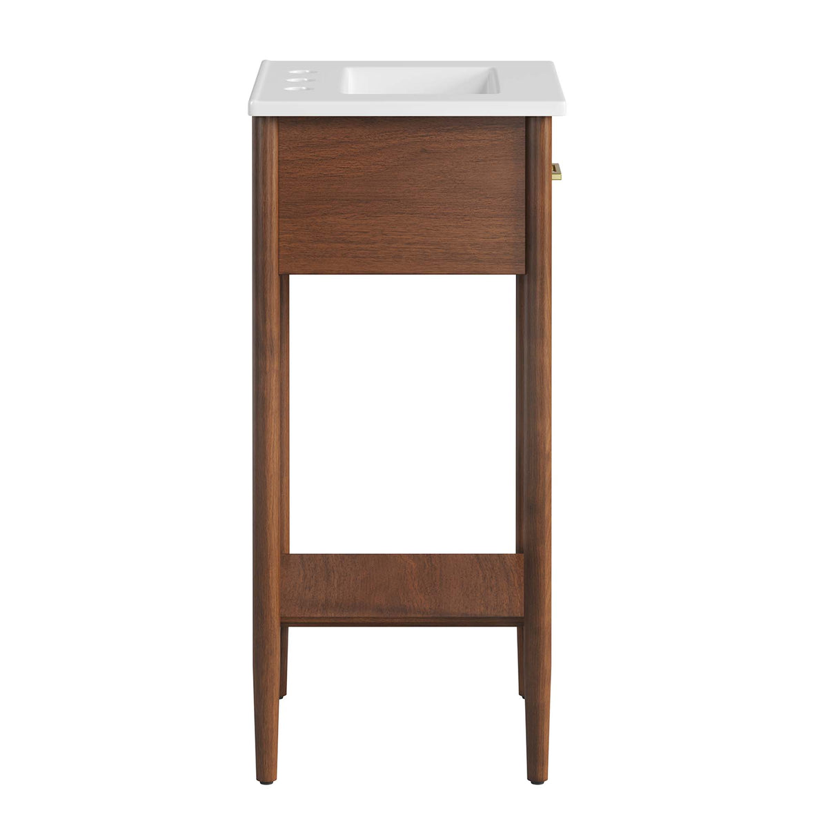 Zaire 18" Bathroom Vanity - Walnut White