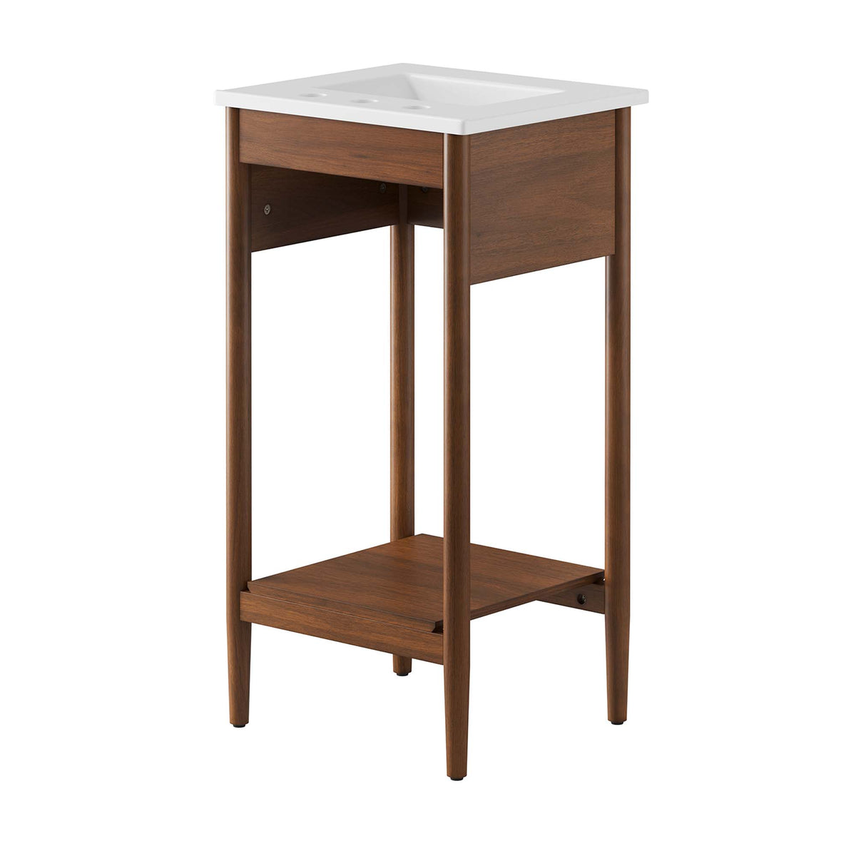 Zaire 18" Bathroom Vanity - Walnut White