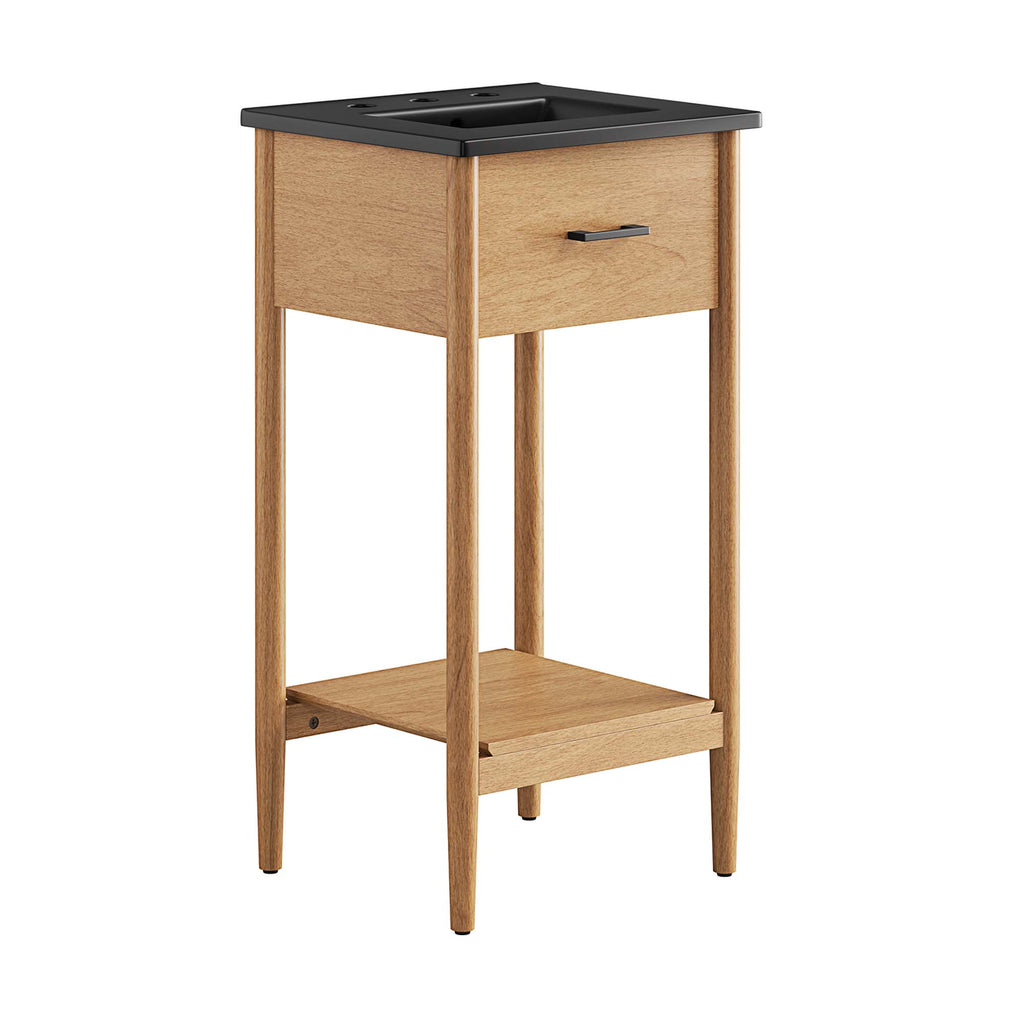 Zaire 18" Bathroom Vanity - Natural Black