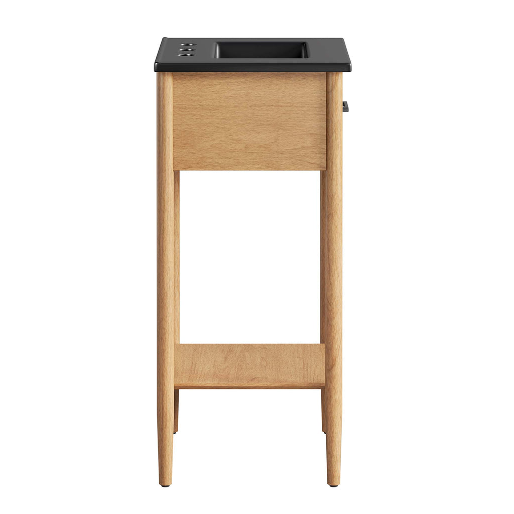 Zaire 18" Bathroom Vanity - Natural Black