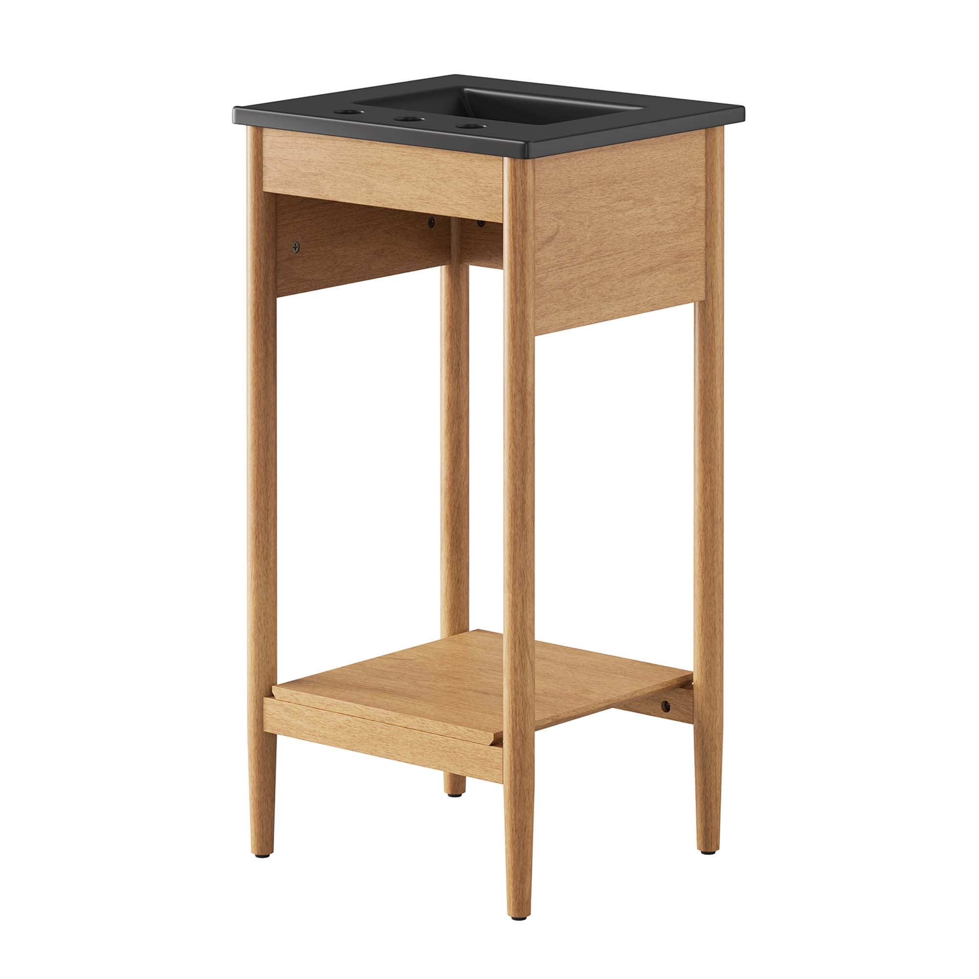 Zaire 18" Bathroom Vanity - Natural Black