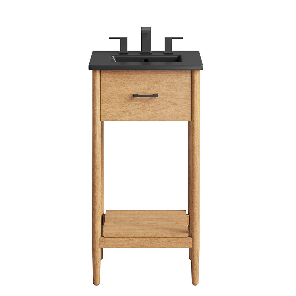 Zaire 18" Bathroom Vanity - Natural Black