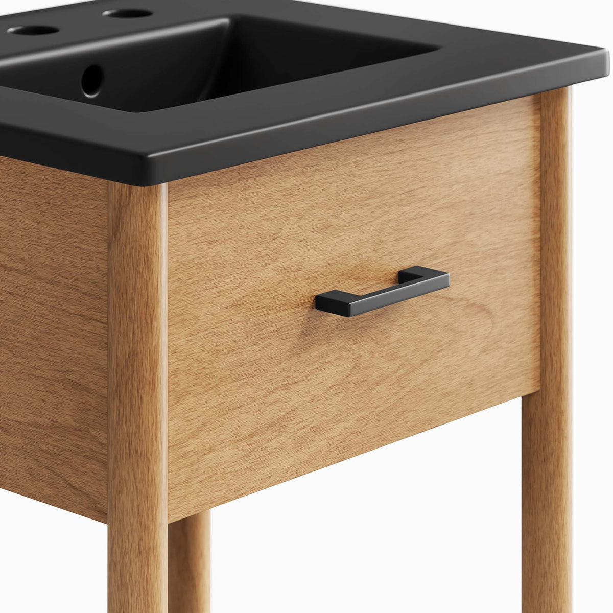 Zaire 18" Bathroom Vanity - Natural Black