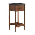 Zaire 18" Bathroom Vanity - Walnut Black