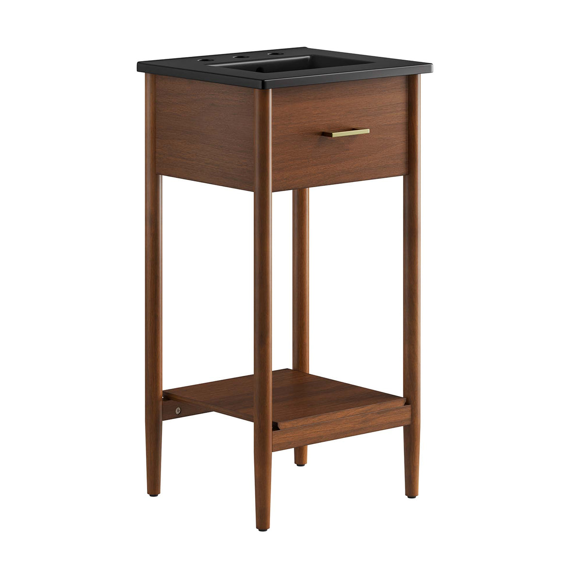Zaire 18" Bathroom Vanity - Walnut Black