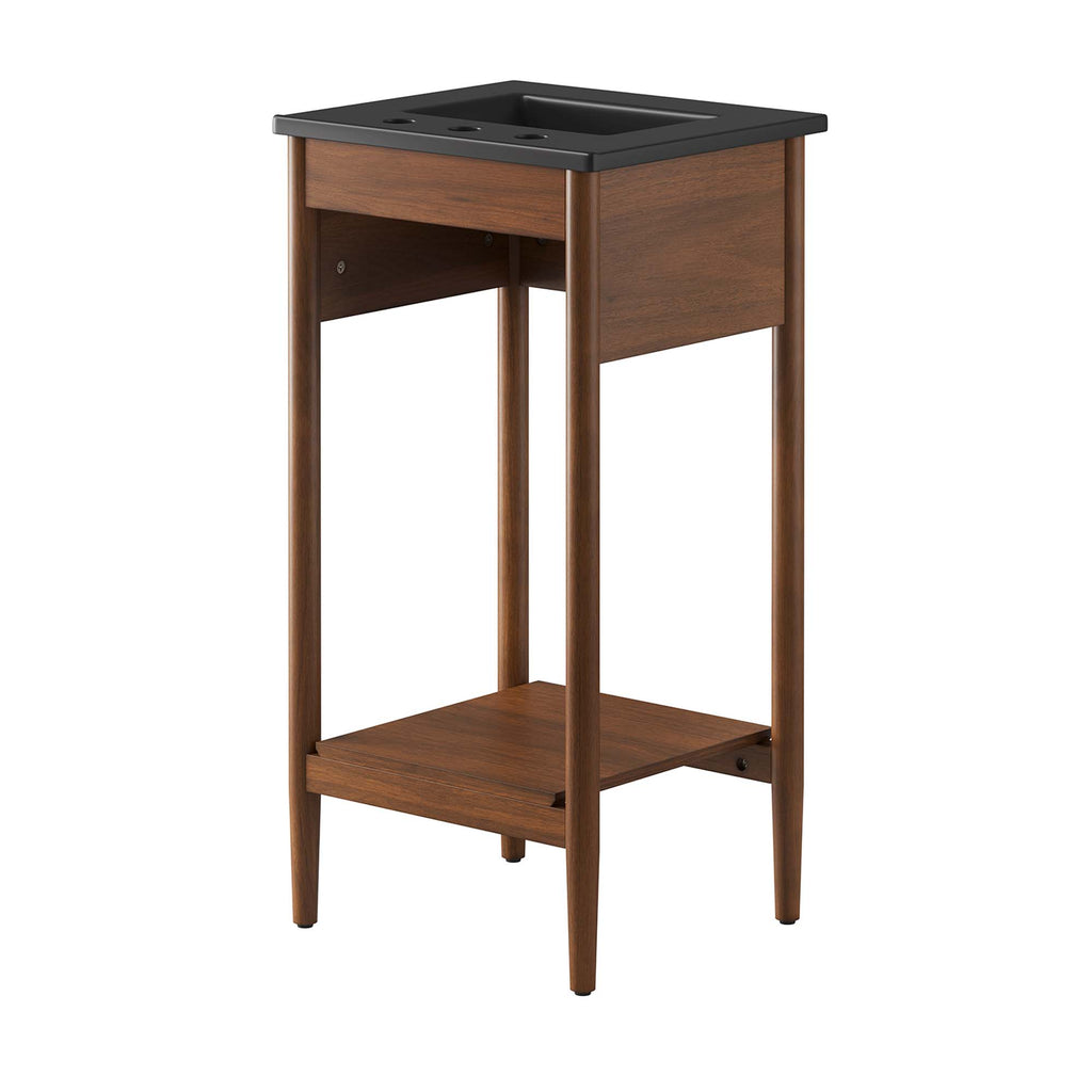 Zaire 18" Bathroom Vanity - Walnut Black