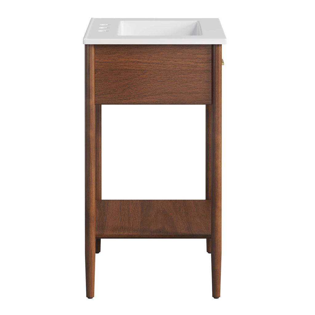 Zaire 24" Bathroom Vanity - Walnut White