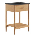 Zaire 24" Bathroom Vanity - Natural Black
