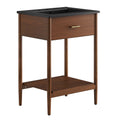 Zaire 24" Bathroom Vanity - Walnut Black