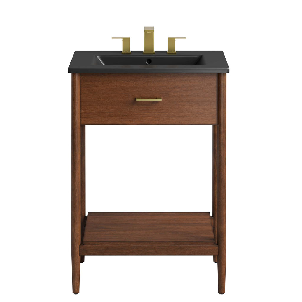 Zaire 24" Bathroom Vanity - Walnut Black