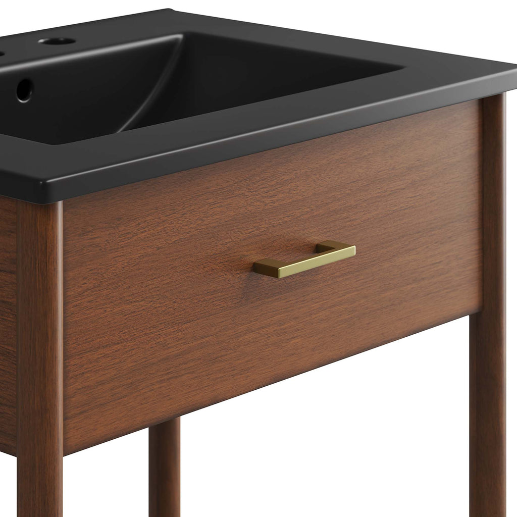 Zaire 24" Bathroom Vanity - Walnut Black