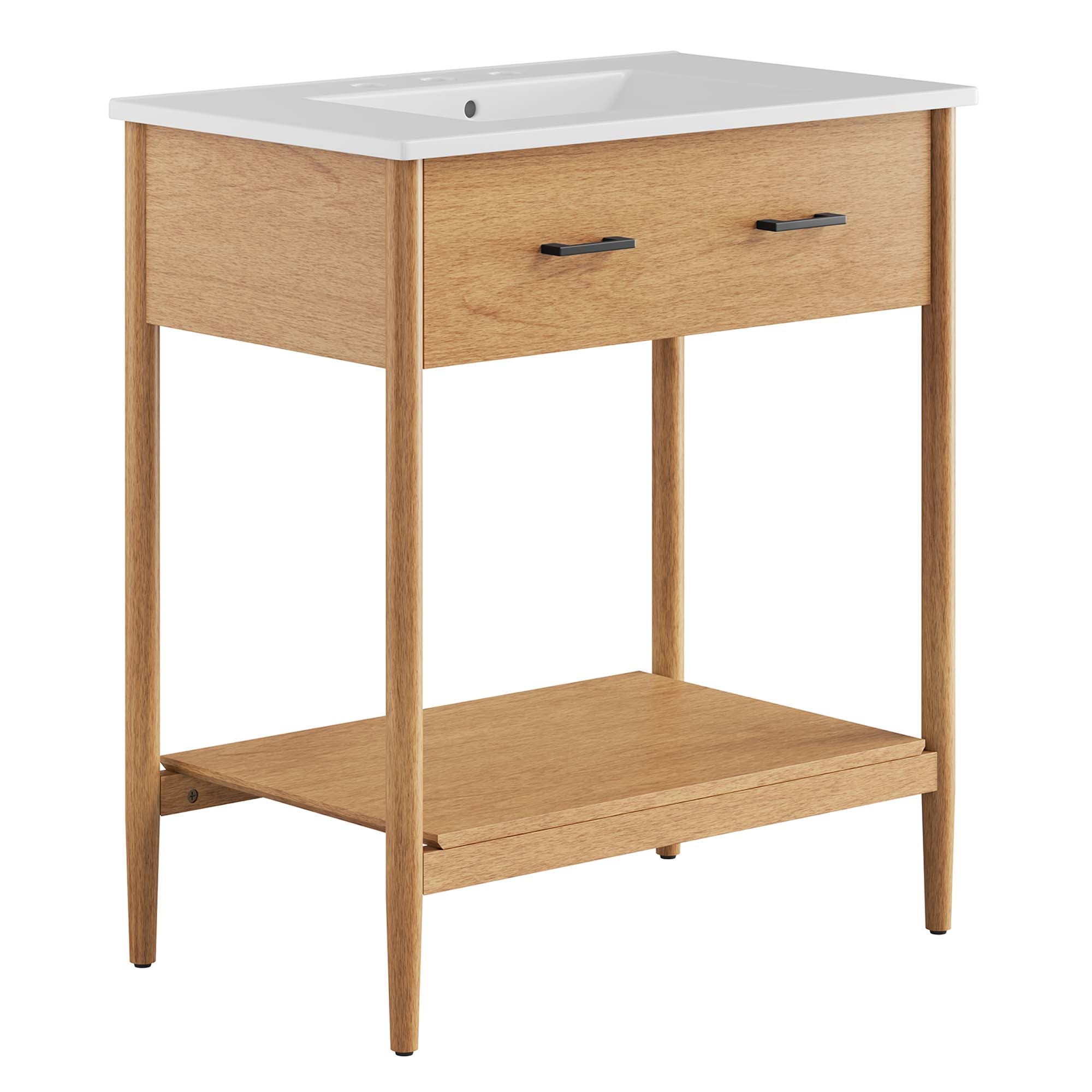 Zaire 30" Bathroom Vanity - Natural White
