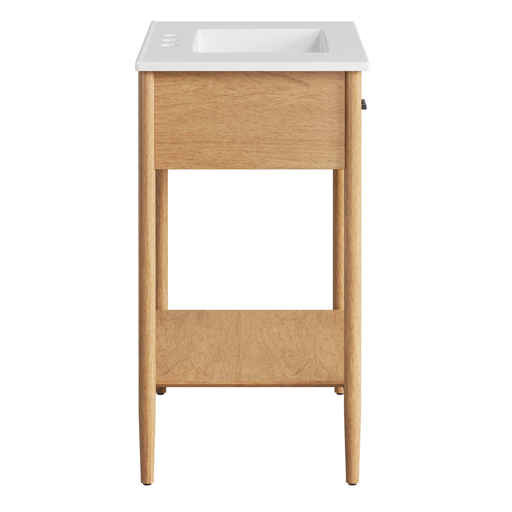 Zaire 30" Bathroom Vanity - Natural White