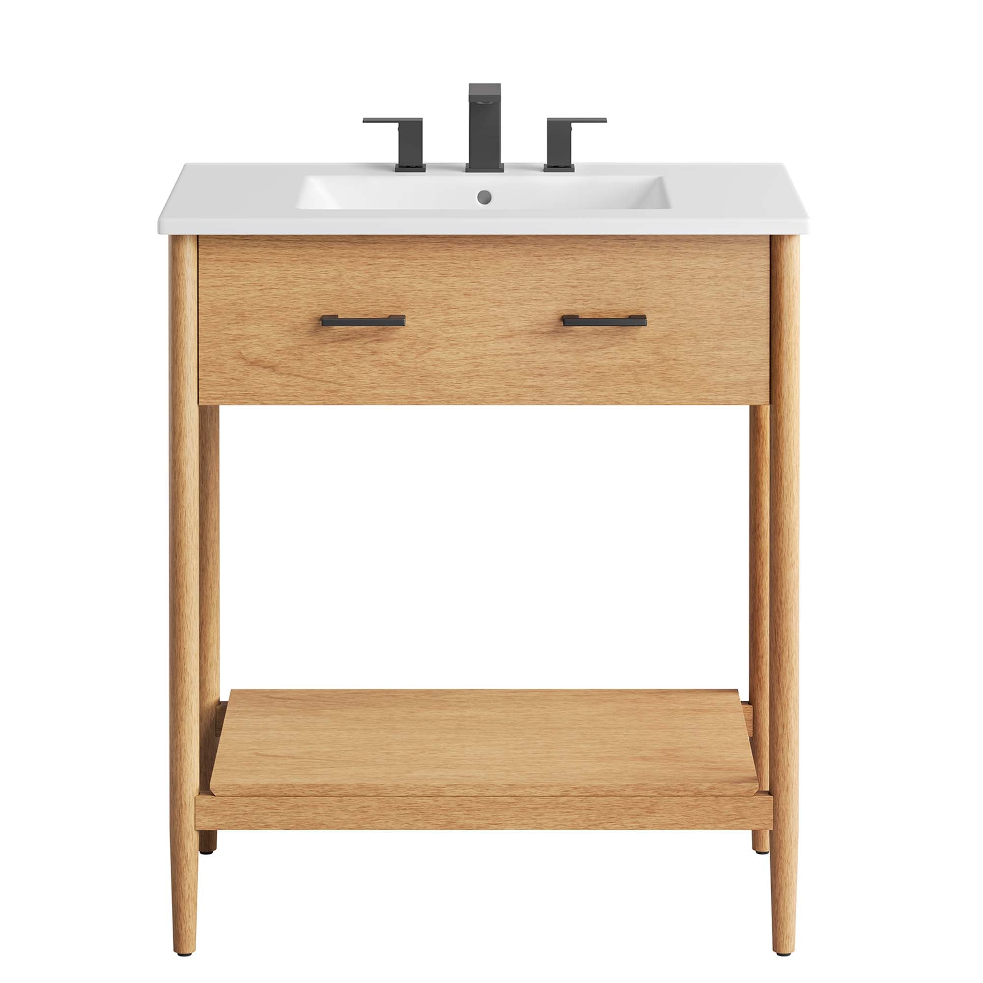Zaire 30" Bathroom Vanity - Natural White