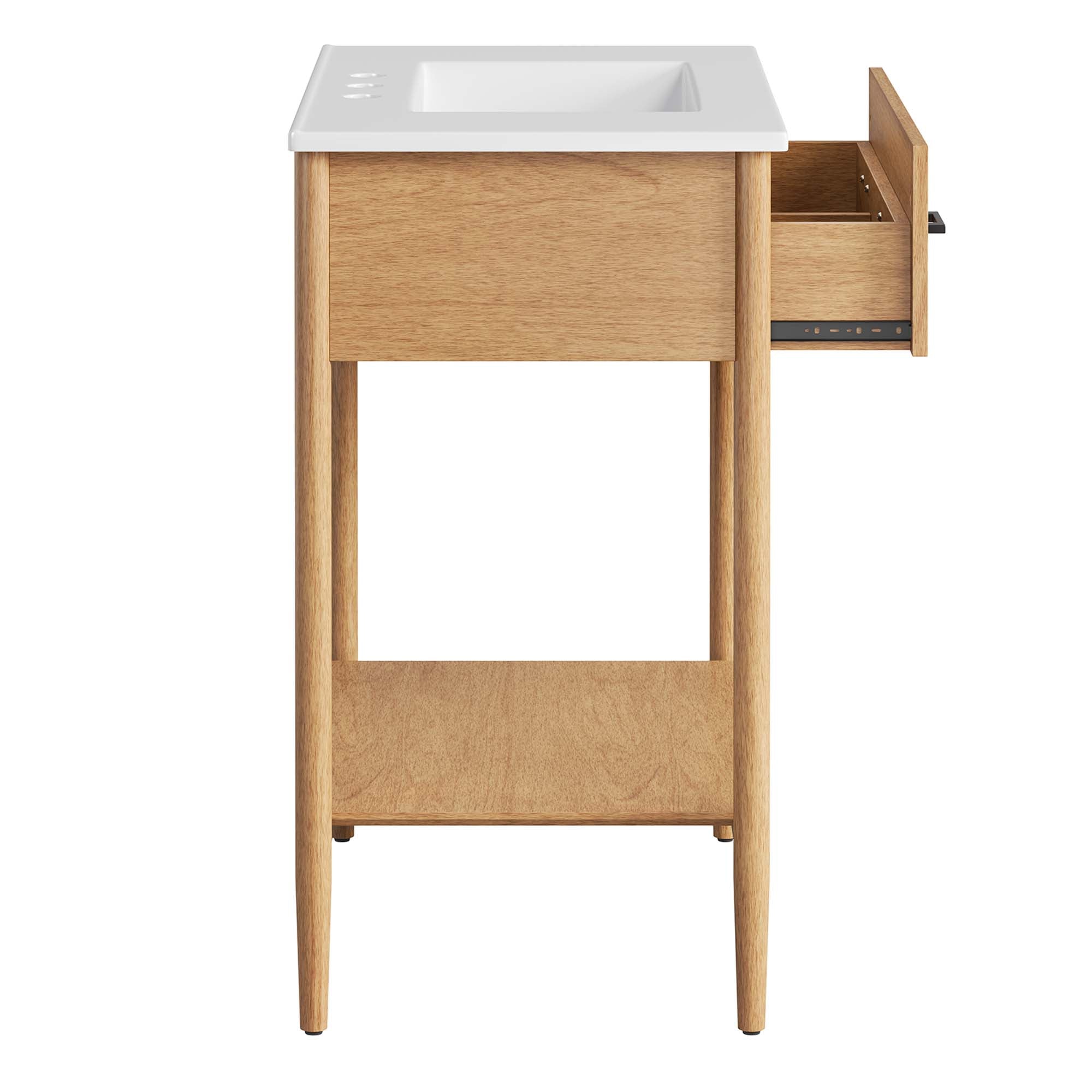 Zaire 30" Bathroom Vanity - Natural White