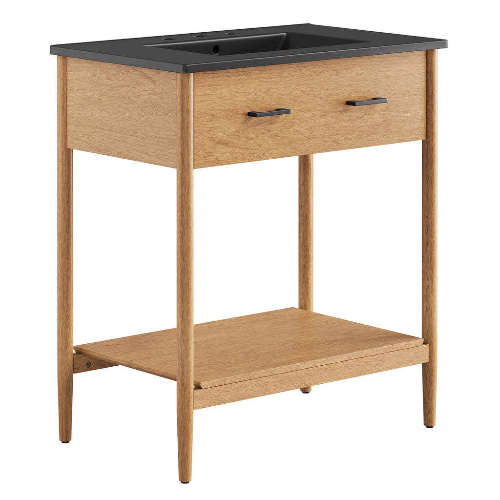 Zaire 30" Bathroom Vanity - Natural Black